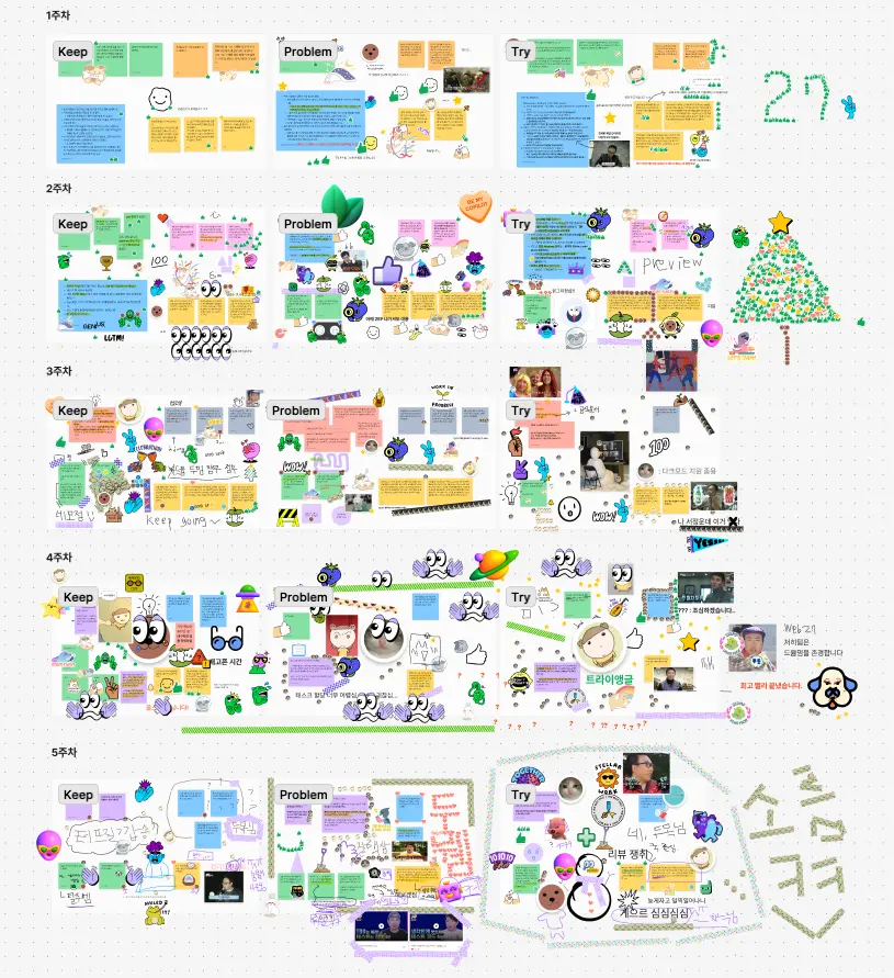 피그잼을 보면 확실히 다들 즐겁게 했다고 생각해요..!